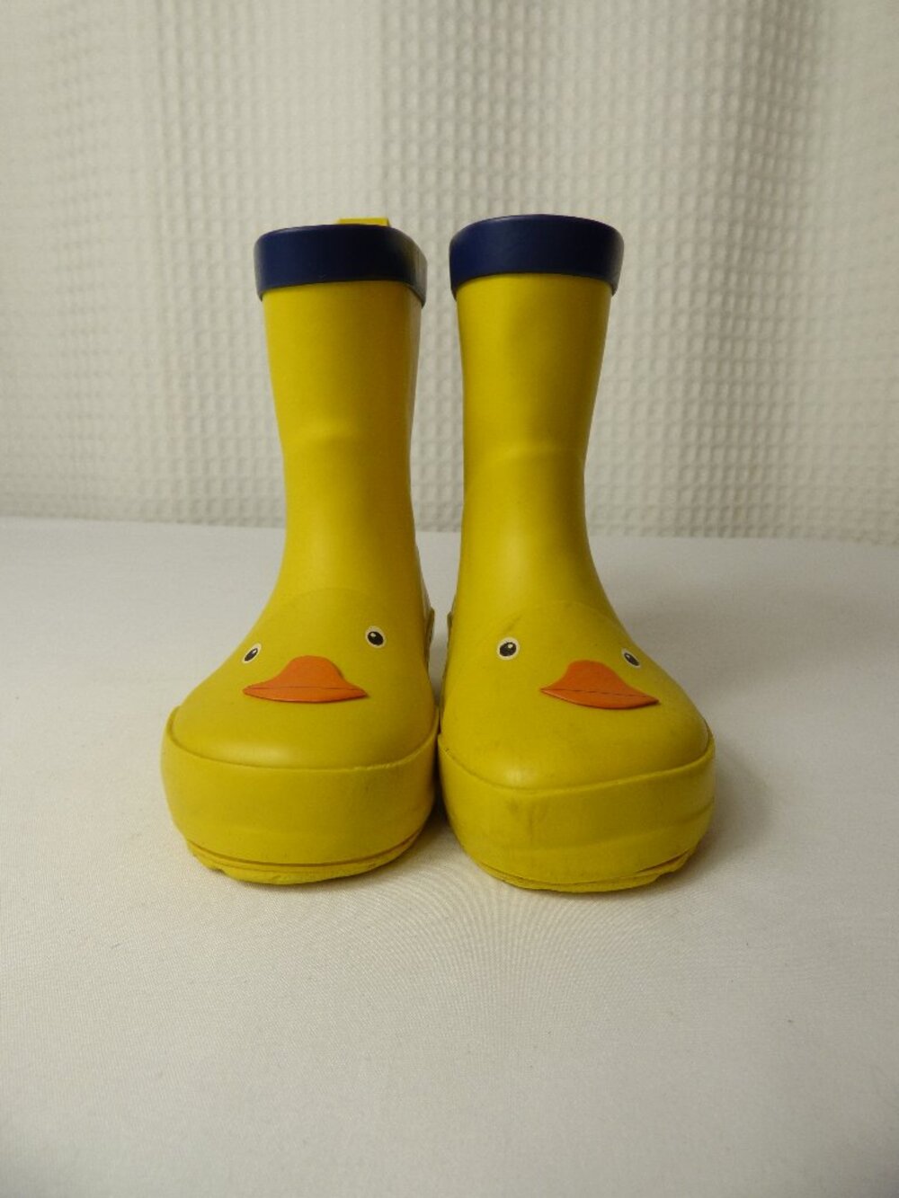 Mini Boden Kids Yellow Duck Welly Rain Boots, Size 5